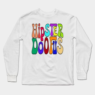 Colorful Hipster Doofus Long Sleeve T-Shirt